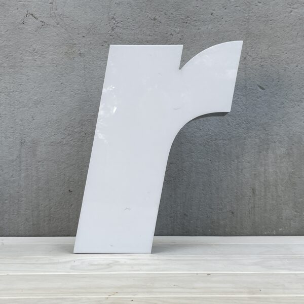 Buchstabe r – weiss/schwarz